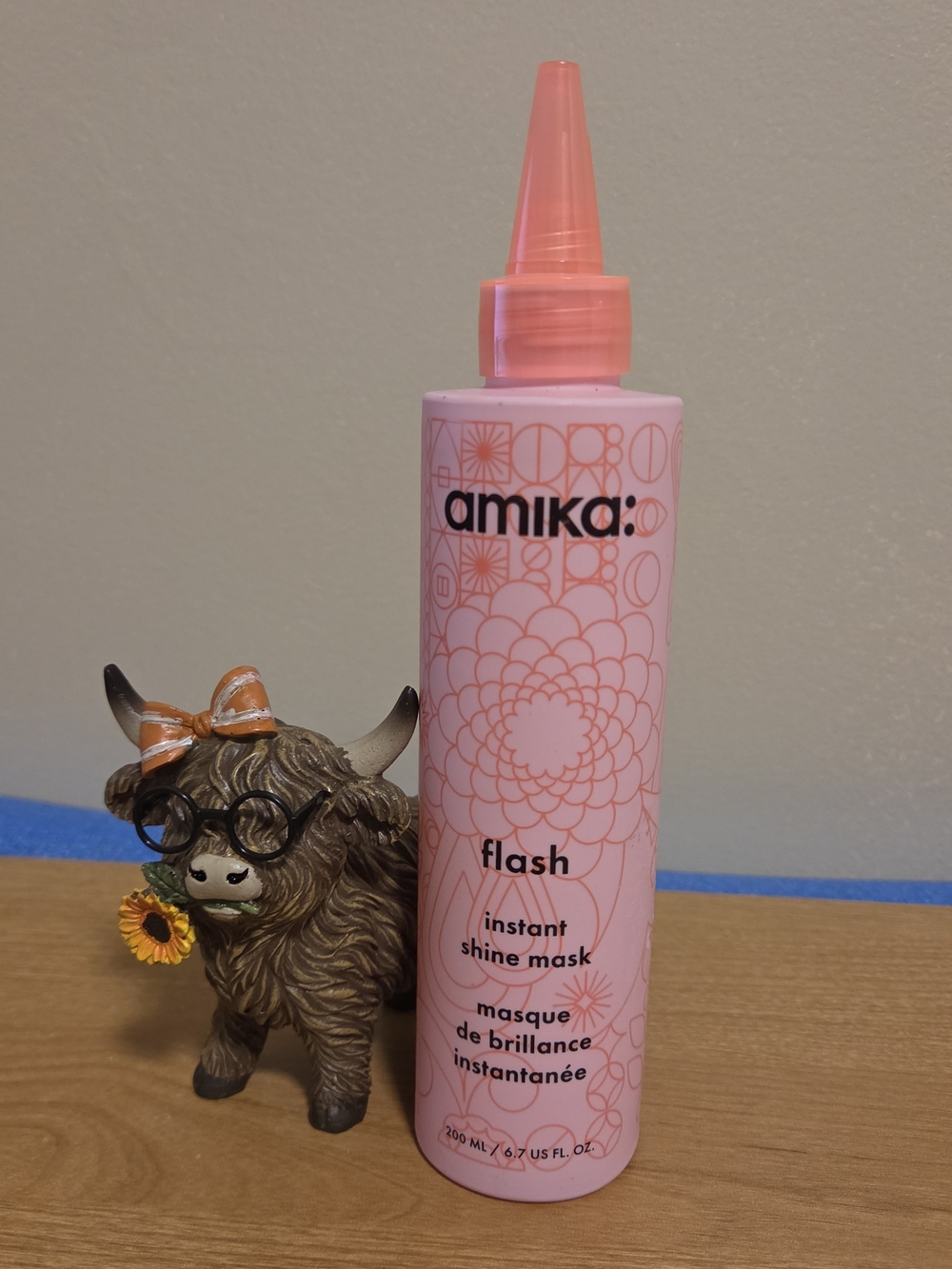 amika Flash Instant Shine Mask Bottle-Pink